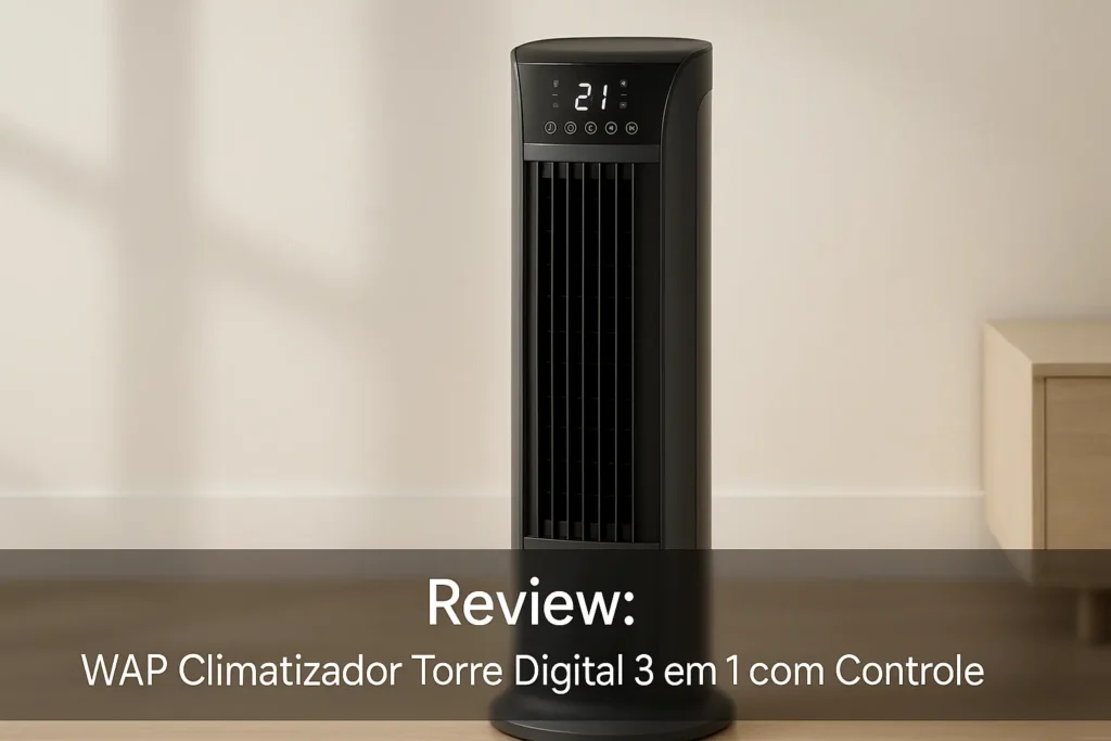 WAP Climatizador Torre Digital 3 em 1 com Controle