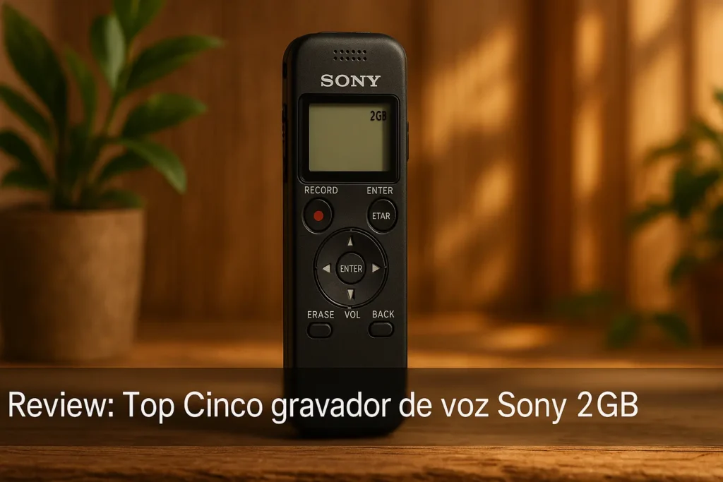 Top Cinco gravador de voz Sony 2gb