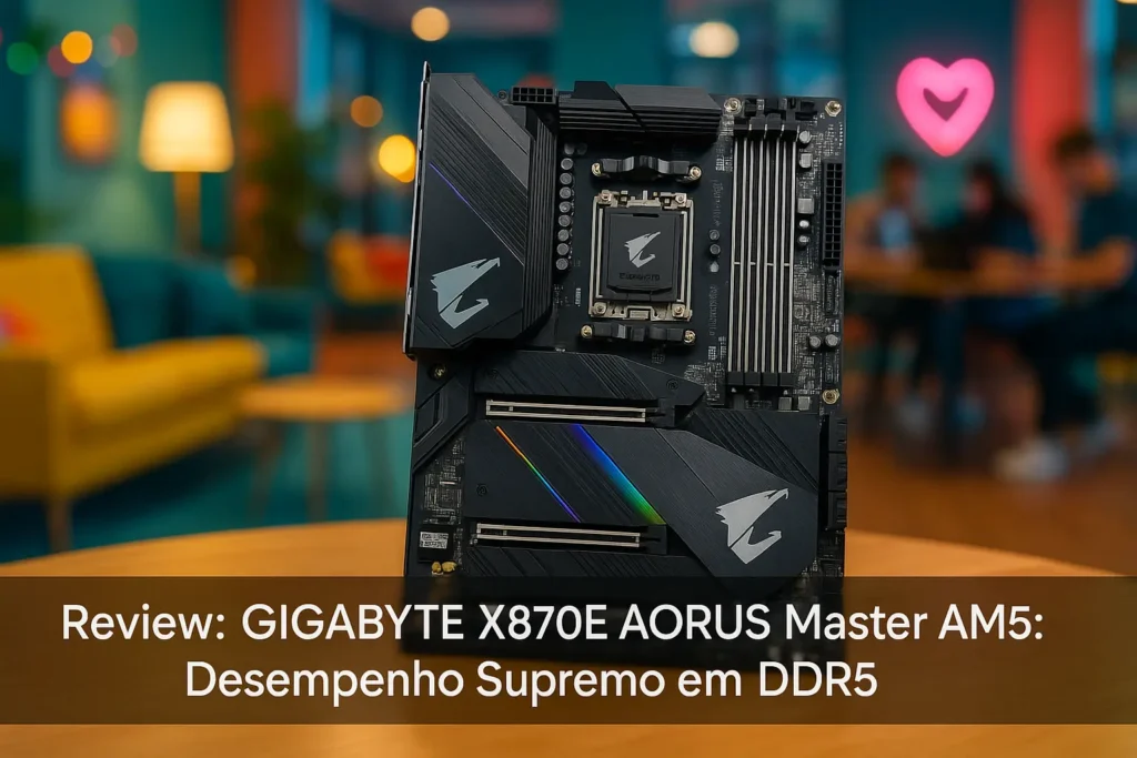 GIGABYTE X870E AORUS Master AM5: Desempenho Supremo em DDR5