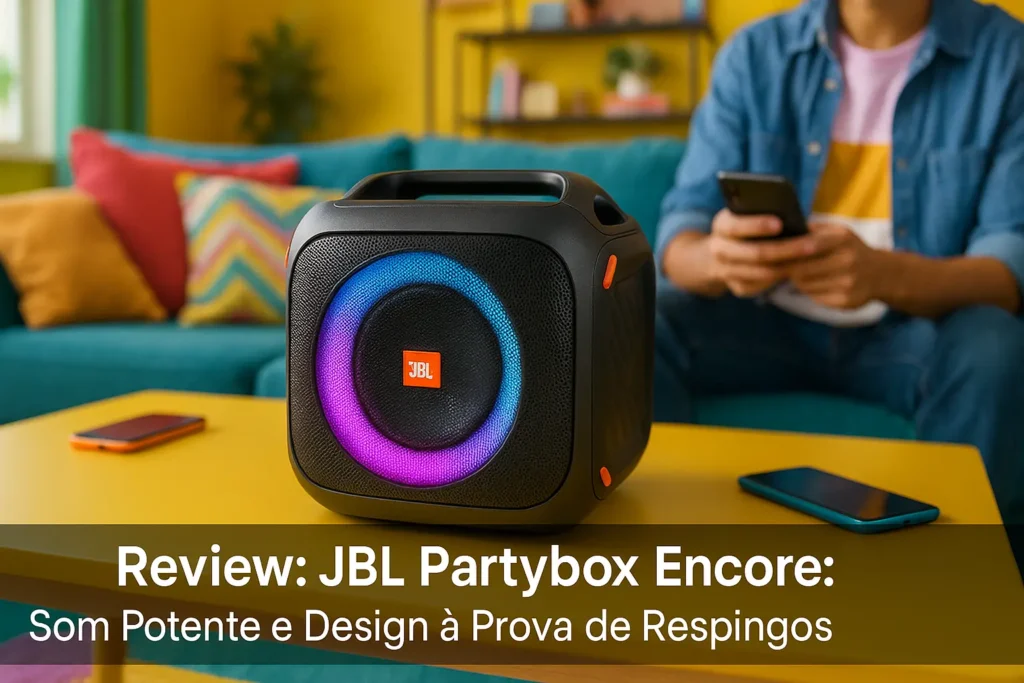 JBL Partybox Encore: Som Potente e Design à Prova de Respingos