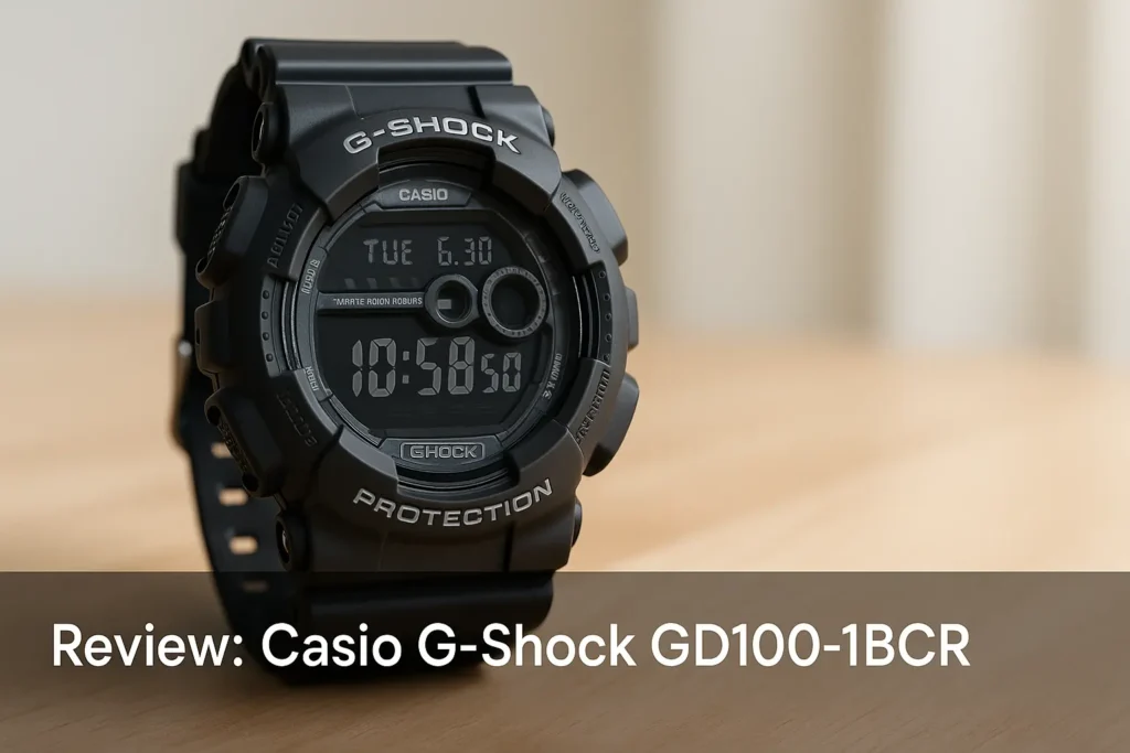Casio G-Shock GD100-1BCR une Robustez e Funcionalidade