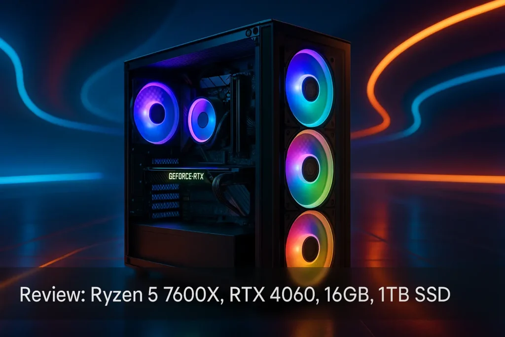 Monte seu PC: Ryzen 5 7600X, RTX 4060, 16GB, 1TB SSD