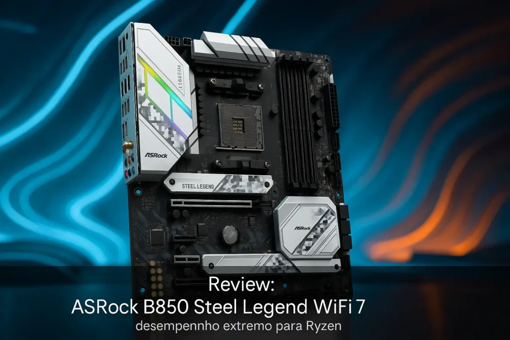 ASRock B850 Steel Legend WiFi 7: desempenho extremo para Ryzen