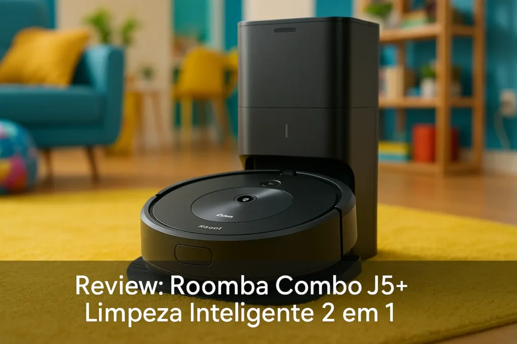 Roomba Combo J5+: Limpeza Inteligente 2 em 1