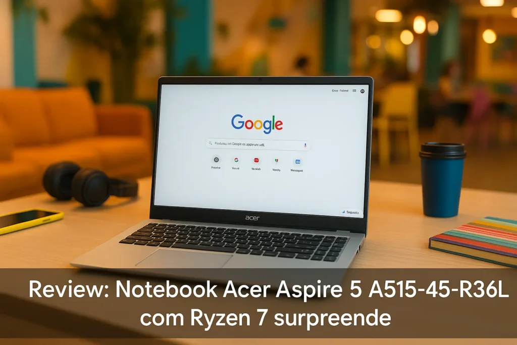 Notebook Acer Aspire 5 A515-45-R36L com Ryzen 7 surpreende