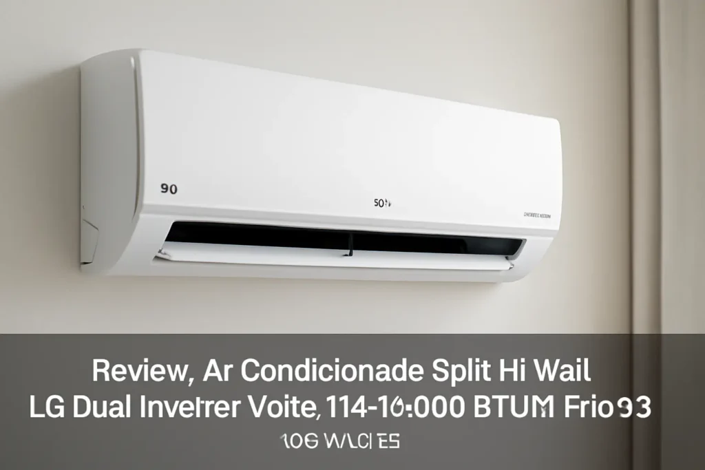 Ar Condicionado Split Hi Wall LG Dual Inverter Voice +IA 12.000 BTU/h Frio S3-Q12JA31B – 127 Volts: Desempenho e Eficiência