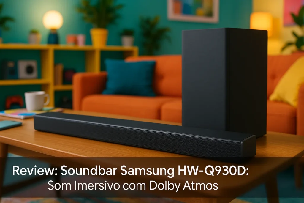 Soundbar Samsung HW-Q930D: Som Imersivo com Dolby Atmos