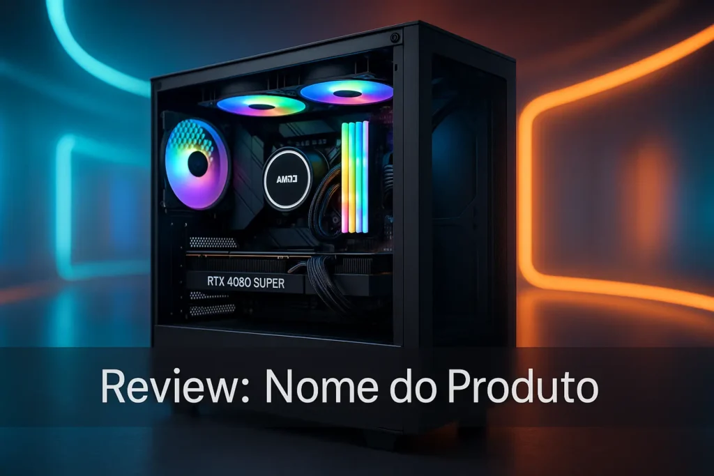 Monte seu PC: Ryzen 9 7950X, RTX 4080 Super, 32GB, 1TB SSD