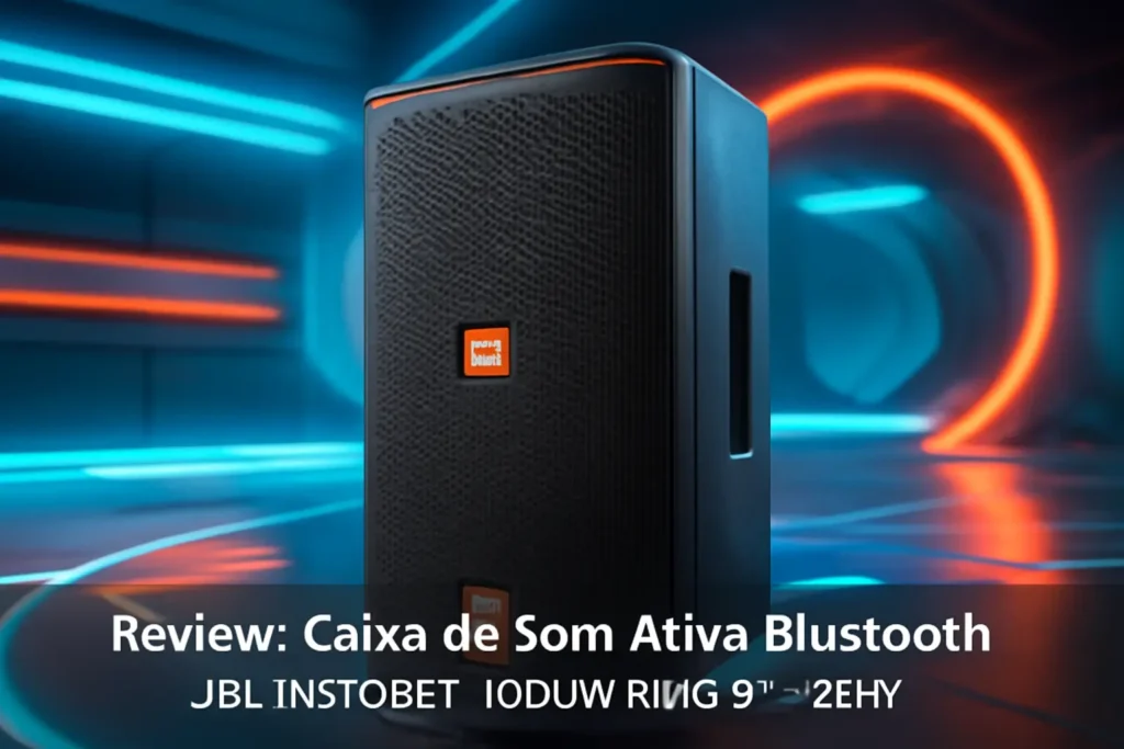 Caixa de Som Ativa Bluetooth JBL IRX108BT 1000W RMS 8” - 127V