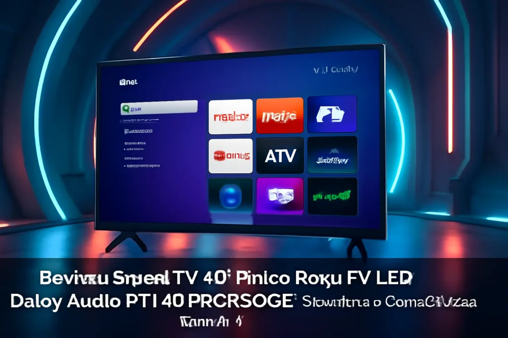 Smart TV 40” Philco Roku TV LED Dolby Audio PTV40M9GR2CGB: Qualidade e Conectividade Imersiva