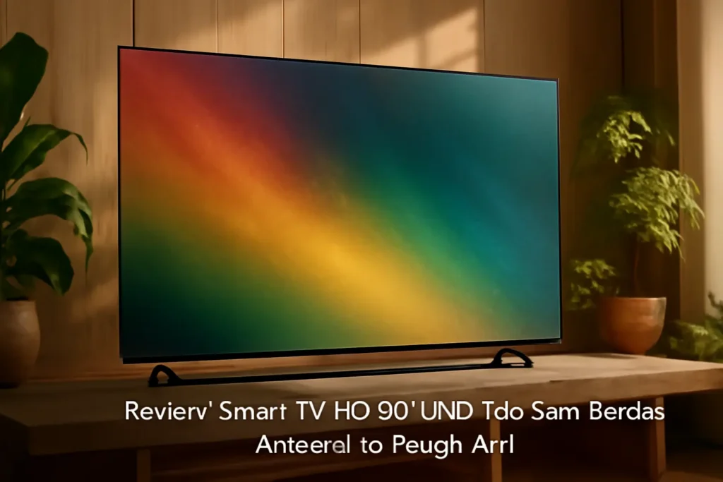 Smart TV HQ 50" UHD Tela Sem Bordas Android 13 Design Slim