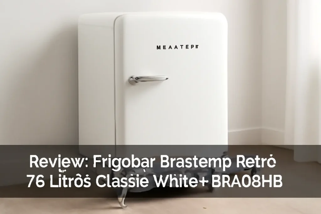 Frigobar Brastemp Retrô 76 Litros Classic White - BRA08HB