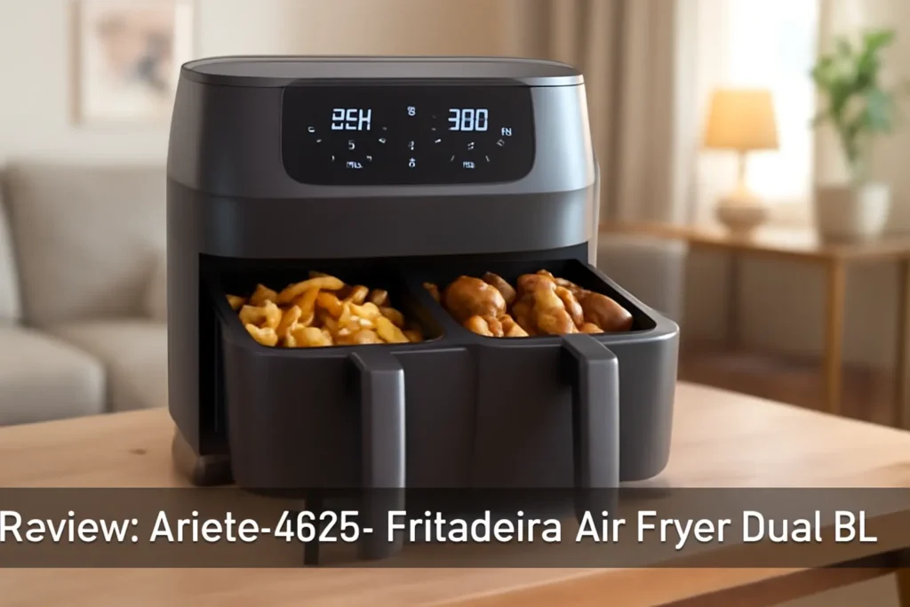 Ariete 4625 - Fritadeira Air Fryer Dual 9L: Versatilidade e Tecnologia em sua Cozinha