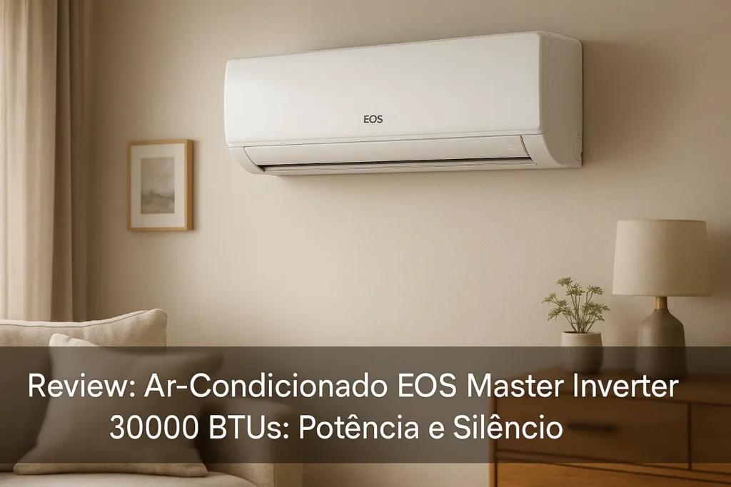 Ar-Condicionado EOS Master Inverter 30000 BTUs: Potência e Silêncio