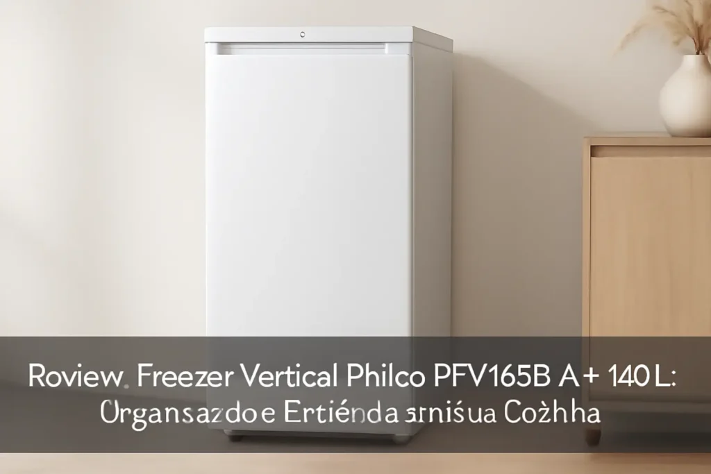 Freezer Vertical Philco PFV165B A+++ 140L: Organização e Eficiência em Sua Cozinha