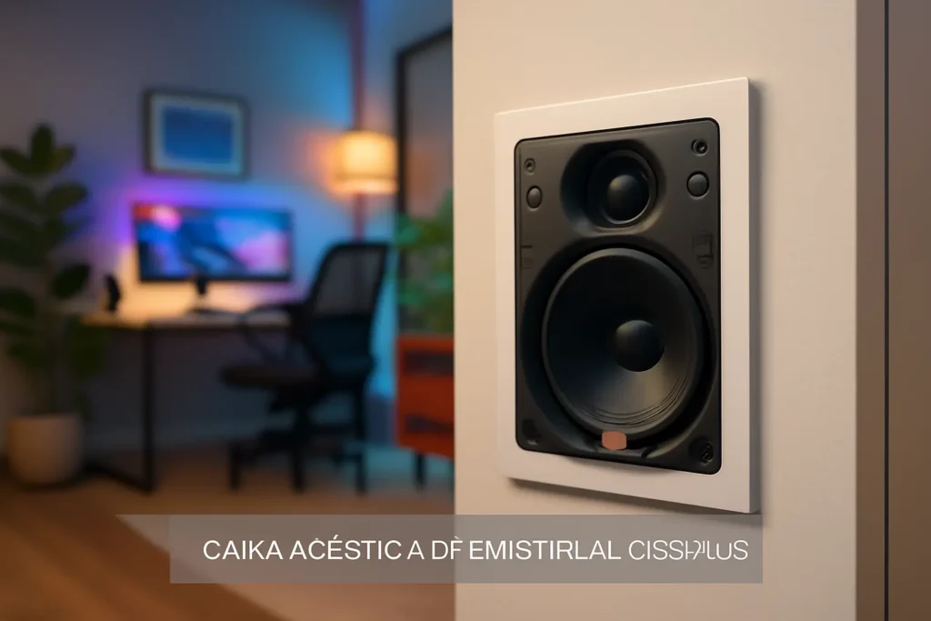Caixa Acústica de Embutir JBL CI6S Plus Arandela Quadrada 160W: Som Potente e Design Moderno