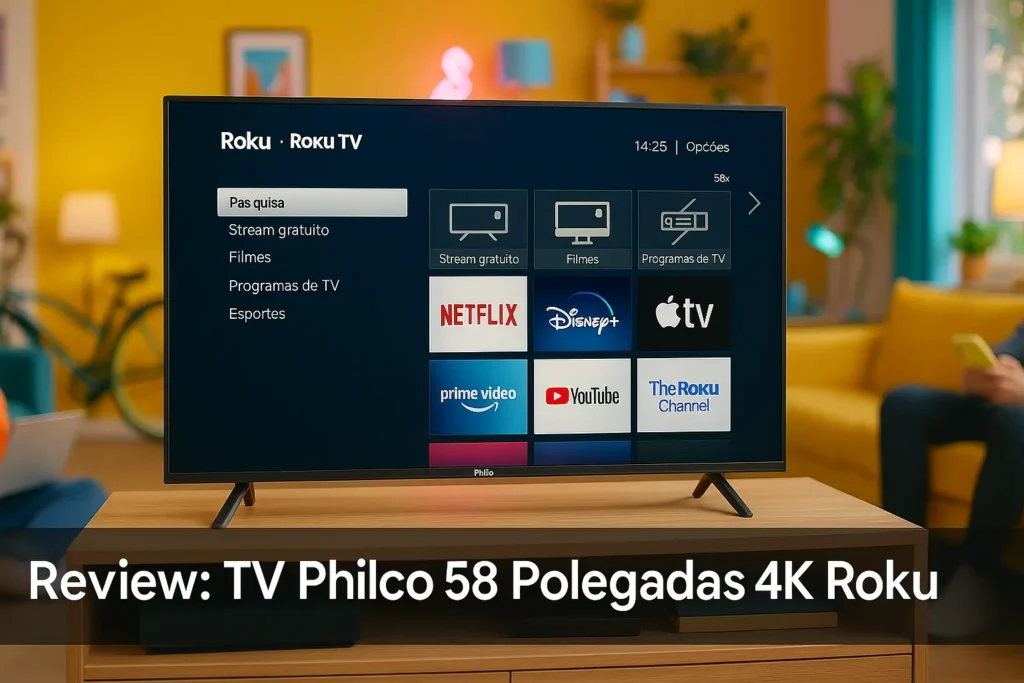 Principais Cinco tv philco 58 polegadas 4k roku