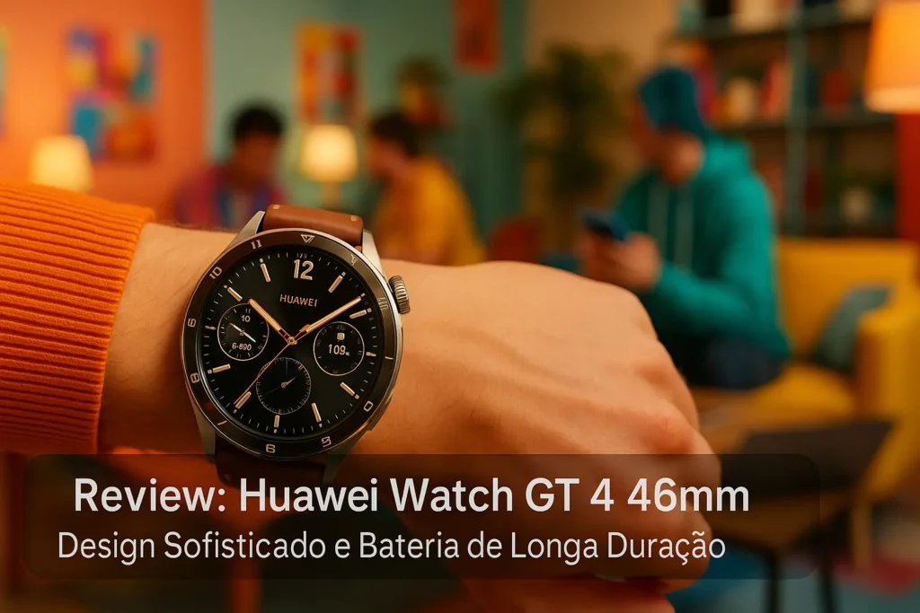 Huawei Watch GT 4 46mm: Design Sofisticado e Bateria de Longa Duração