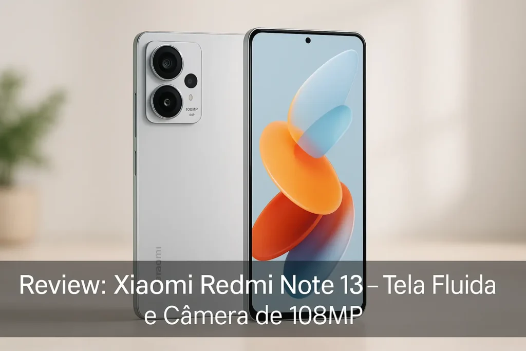 Xiaomi Redmi Note 13: Tela Fluida e Câmera de 108MP