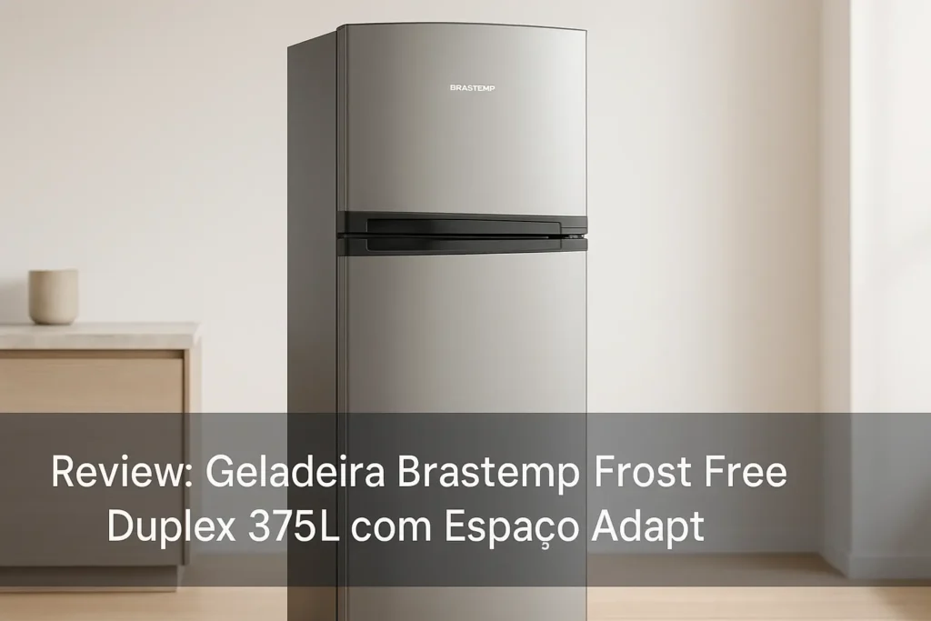 Geladeira Brastemp Frost Free Duplex 375L com Espaço Adapt