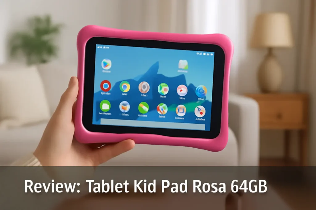Tablet Kid Pad Rosa 64GB: Desempenho e Conectividade