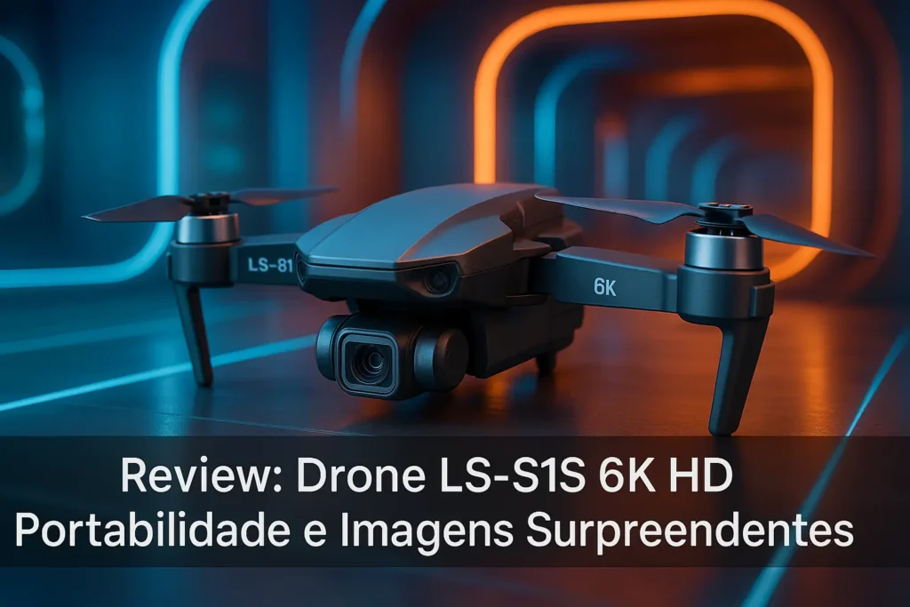 Drone LS-S1S 6K HD: Portabilidade e Imagens Surpreendentes