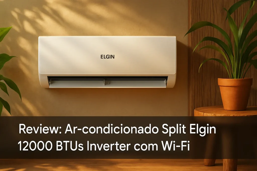 Ar-condicionado Split Elgin 12000 BTUs Inverter com Wi-Fi