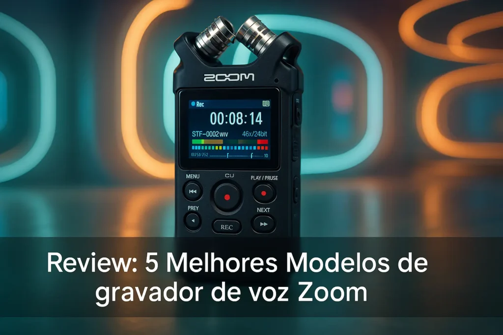 5 Melhores Modelos de gravador de voz zoom