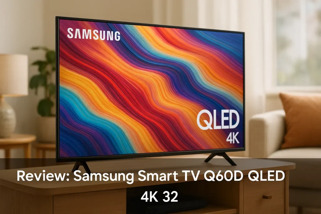 Samsung Smart TV Q60D QLED 4K 32": tecnologia e contraste