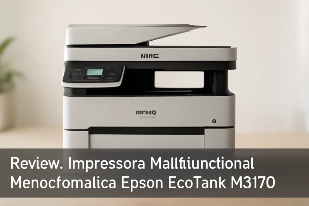 Impressora Multifuncional Monocromática Epson EcoTank M3170