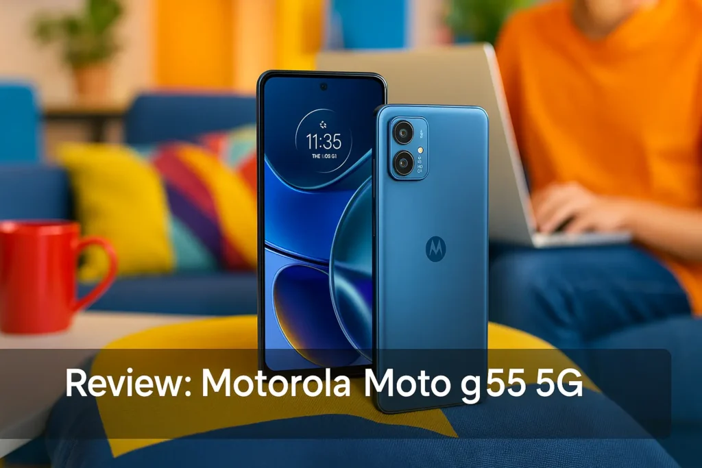 Motorola Moto g55 5G: desempenho veloz e design premium