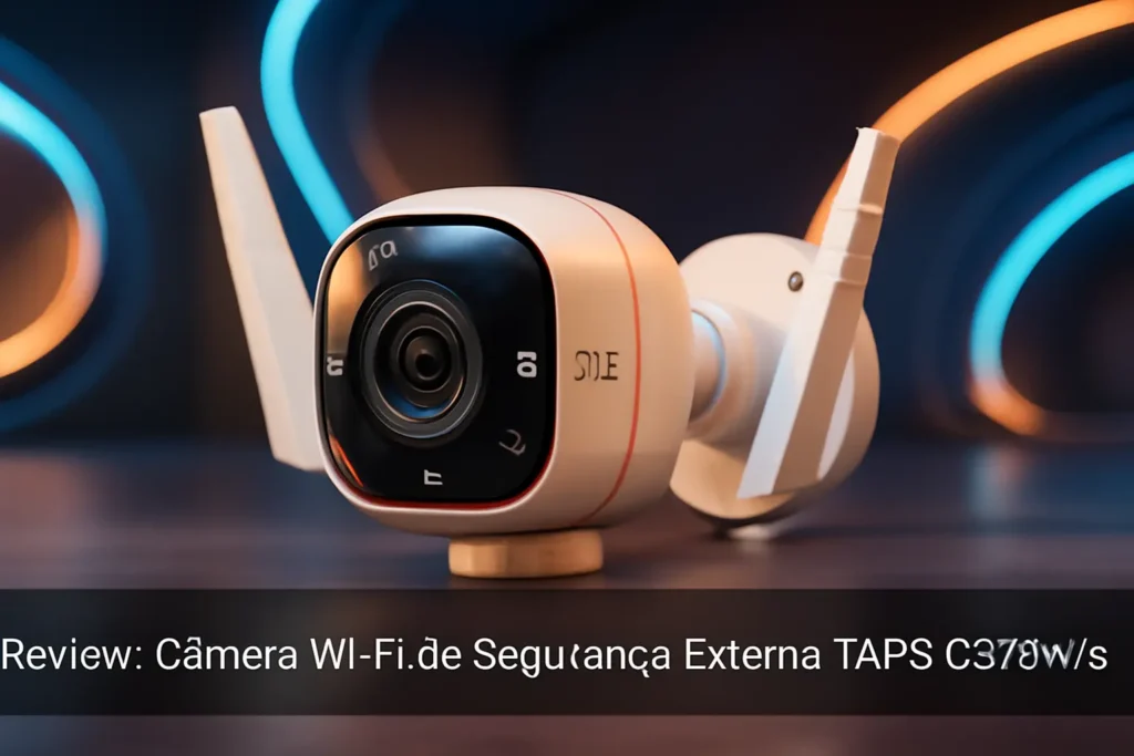 Câmera Wi-Fi de Segurança Externa TAPO C320WS, TP-Link: Resolução 2K e Visão Noturna Colorida