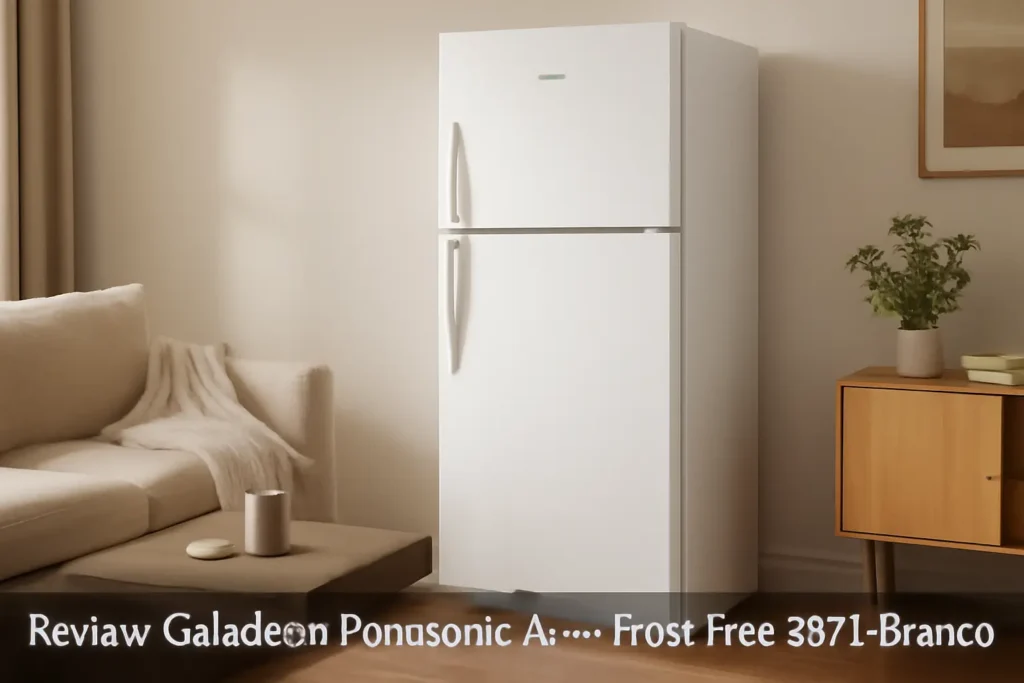 Geladeira Panasonic A+++ Frost Free 387L Branco