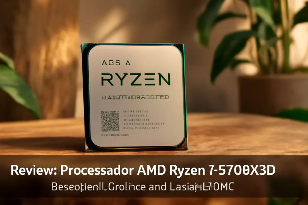 Processador AMD Ryzen 7 5700X3D: Desempenho Superior com Cache de 96MB
