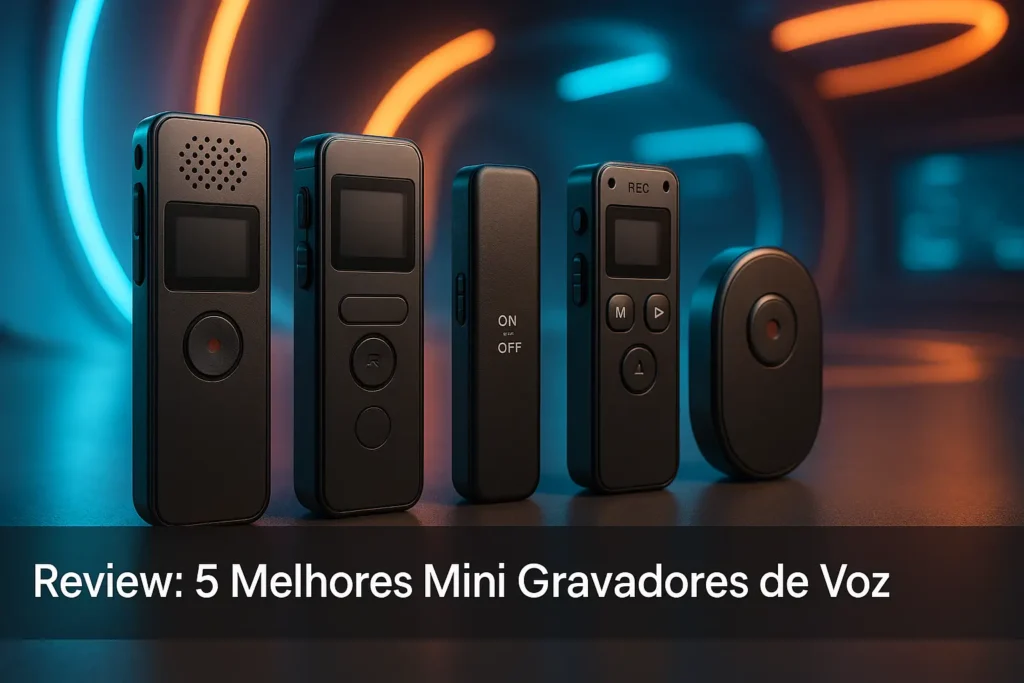 Lista de 5 Melhores: mini gravadores de voz