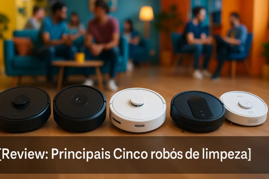 Principais Cinco robos de limpeza