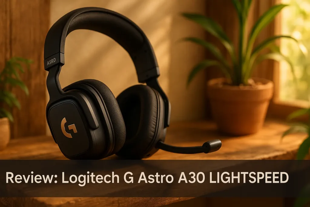 Logitech G Astro A30 LIGHTSPEED: Liberdade, Som e Conectividade Total