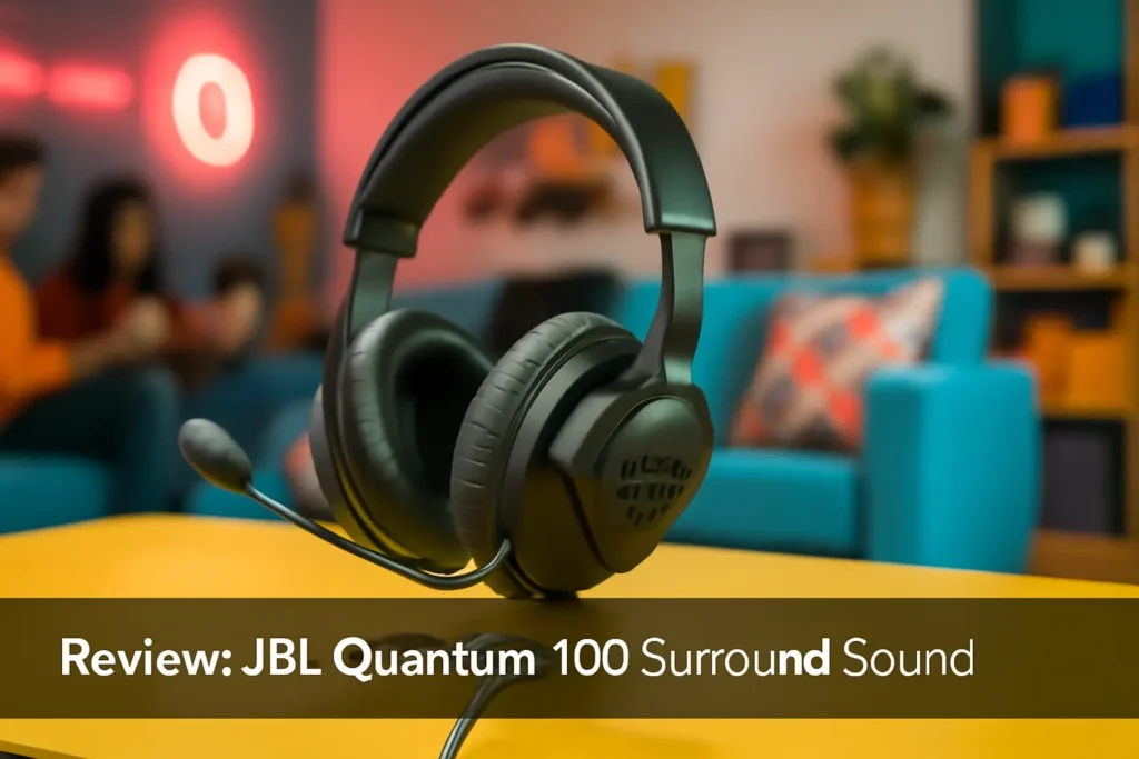 Top Cinco JBL quantum 100 surround sound