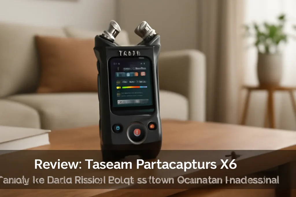 Tascam Portacapture X6: Gravador de Áudio Portátil de 32 bits com Qualidade Profissional