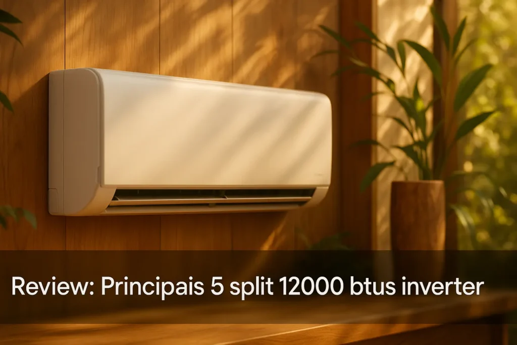 Principais 5 split 12000 btus inverter