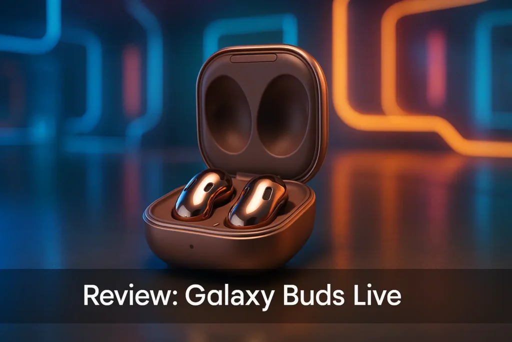 Galaxy Buds Live: Design Icônico com Cancelamento Ativo