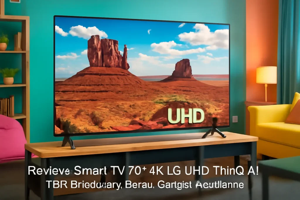 Smart TV 70" 4K LG UHD ThinQ AI - HDR Bluetooth, Alexa, Google Assistente