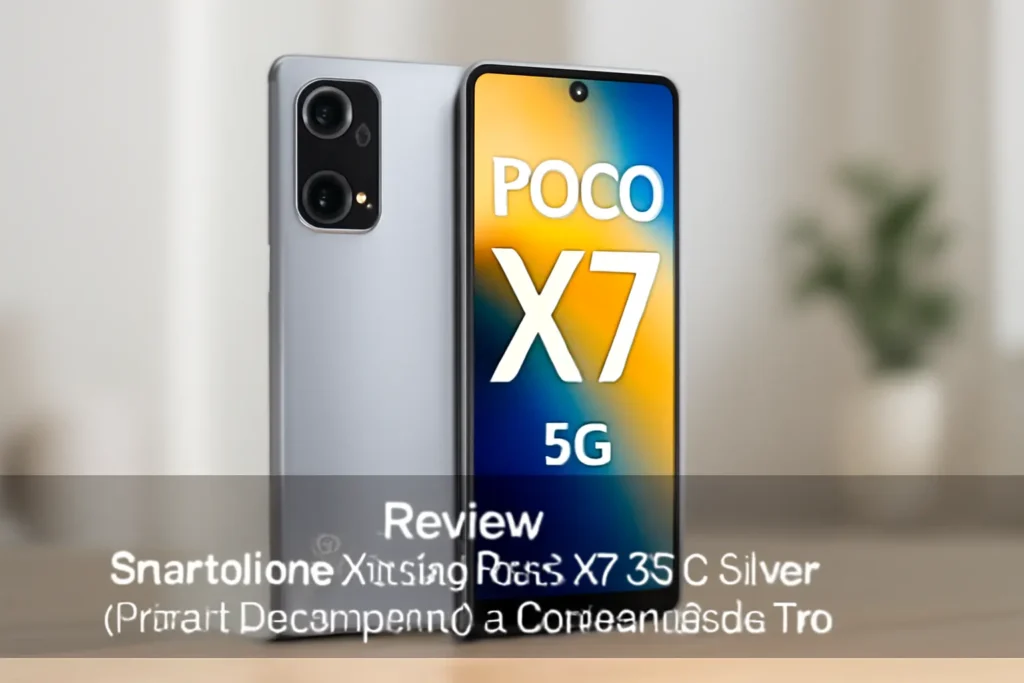 Smartphone Xiaomi Poco X7 5G NFC Silver (Prata): Desempenho e Conectividade Inovadora