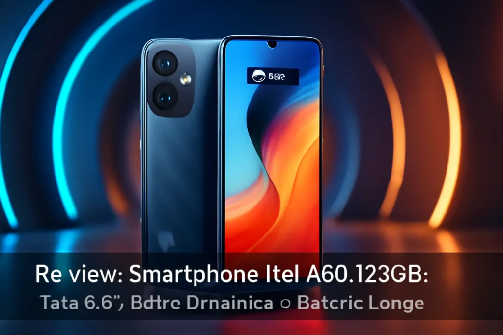 Smartphone Itel A50 128GB: Tela 6,6", Barra Dinâmica e Bateria Longa