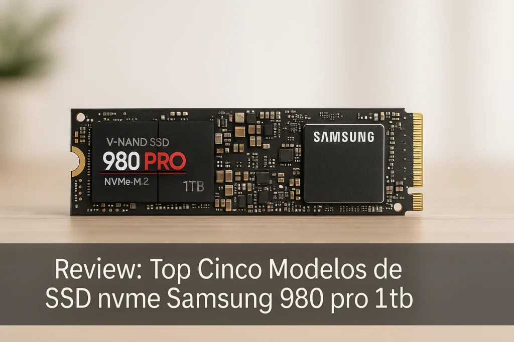Top Cinco Modelos de SSD nvme Samsung 980 pro 1tb