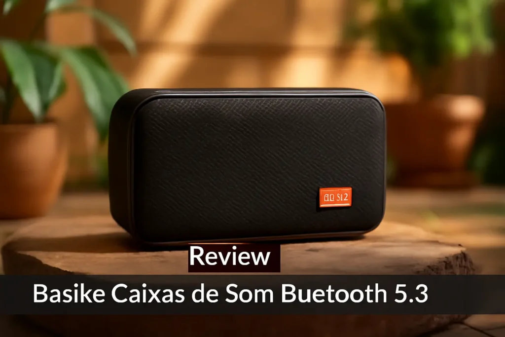 Basike Caixas de Som Bluetooth 5.3: Potência, Som Imersivo e Resistente
