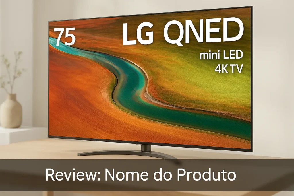 Principais Cinco LG 75 QNED mini led 4k TV