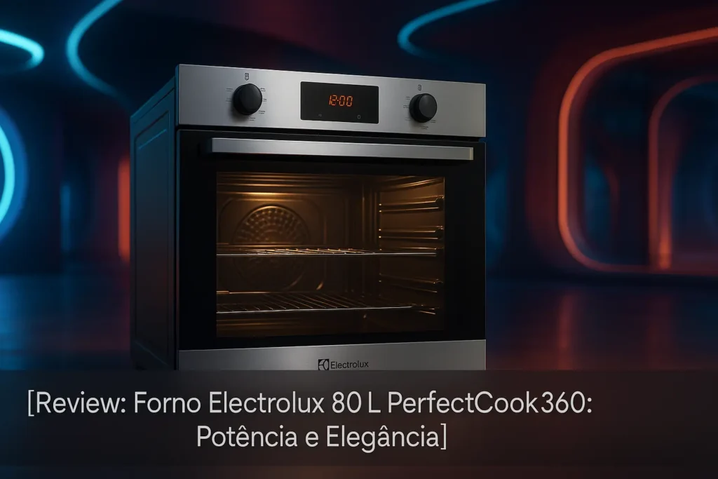 Forno Electrolux 80L PerfectCook360: Potência e Elegância