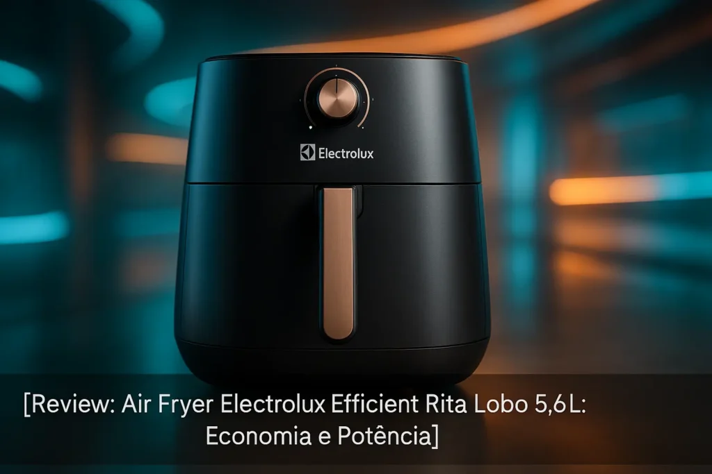 Air Fryer Electrolux Efficient Rita Lobo 5,6L: Economia e Potência
