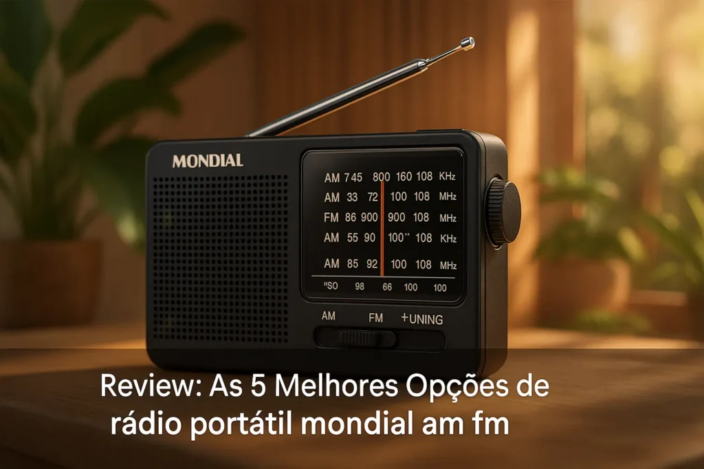 As 5 Melhores Opções de rádio portátil mondial am fm